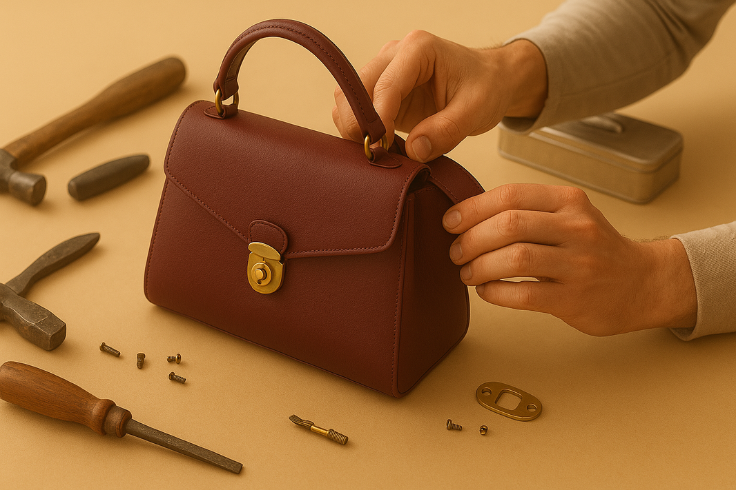 Designer Handtasche reparieren lassen
